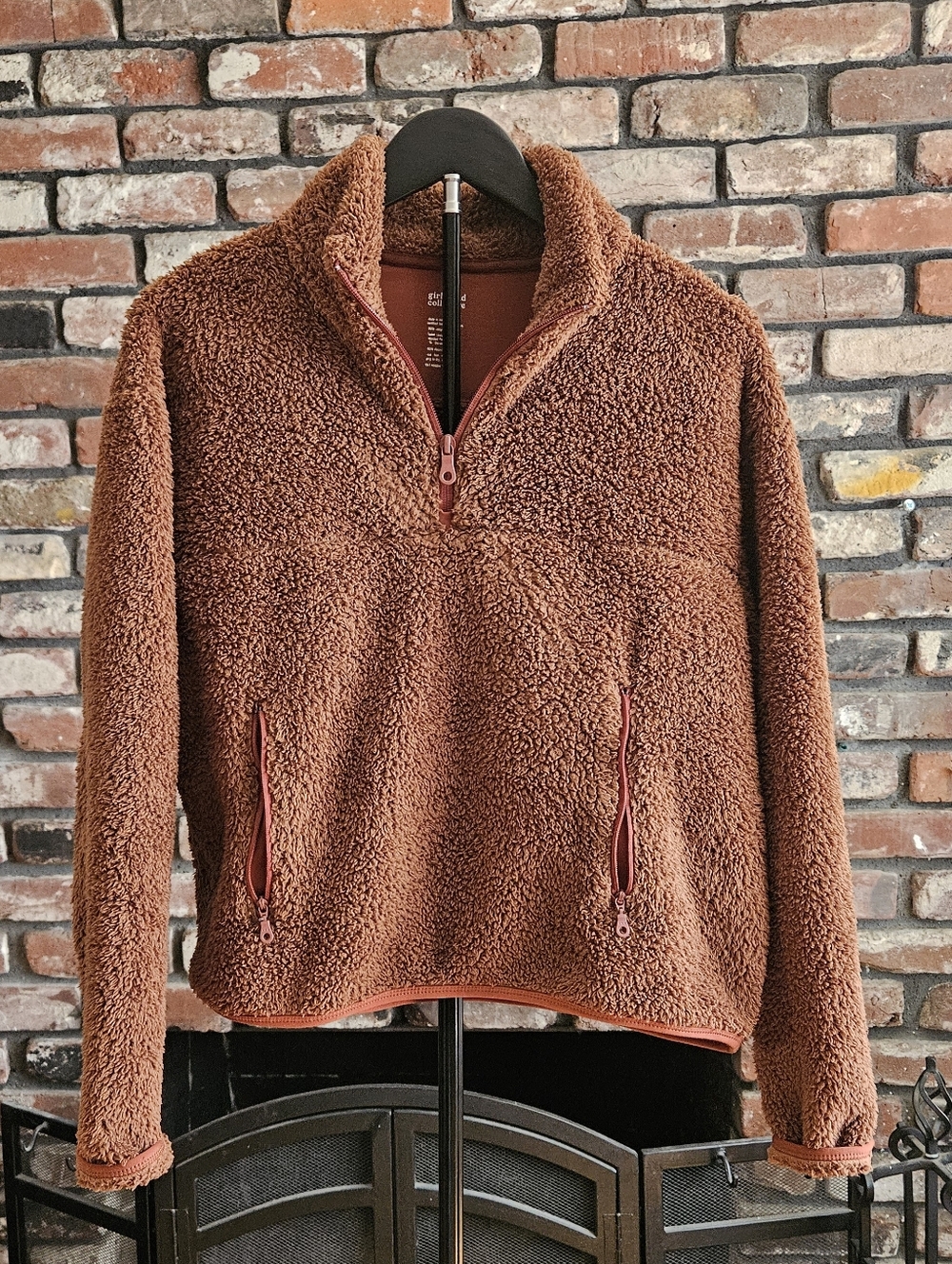 Girlfriend Collective Recycled Half-Zip Fleece - Picture 2 of 4